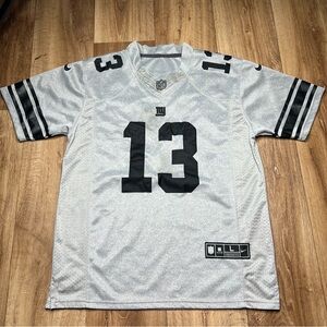 NIKE NFL Onfield NY GIANTS #13 Stitch Grey Alternate Jersey size large